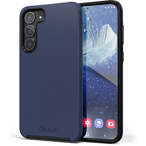 Crave for Samsung Galaxy S23 Plus Case, Shockproof Protection Dual Layer Case for Samsung Galaxy S23 Plus (6.6 inch) - Navy - color: Navy, size: Galaxy S23+