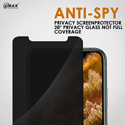 Iphone Privacy Screen Protector Compatible with Pro/X/XS Anti Spy Tempered Glass 28” Keep onlookers Away from Your Personal Information with Our 1 Pack Privacy Screen Protector 5.8 inch