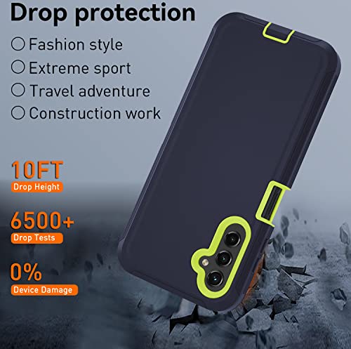 for Galaxy A14 5G case,Samsung A14 5G Heavy Duty case,[Military Grade Protective ],[Shockproof] [Dropproof] [Dust-Proof], Compatible with Samsung Galaxy A14 5G (Blue Green) - color: Blue Green