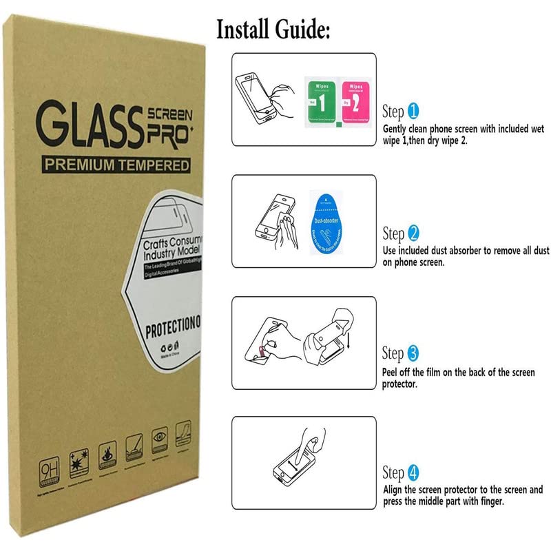 Screen Protector for Cubot Hafury Meet (6.67")(4 Pack), 9H Hardness Tempered Glass HD Anti-Scratch, Anti-Fingerprint Film Protective for Cubot Hafury Meet