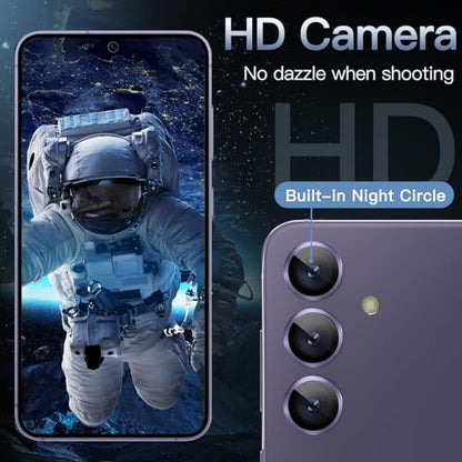 JETech Camera Lens Protector for Galaxy S24 Plus, Cobalt Violet, 1 Set - color: Cobalt Violet