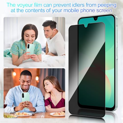 2 Pack Privacy Screen Protector for Samsung Galaxy A26 5G - color: Samsung Galaxy A26