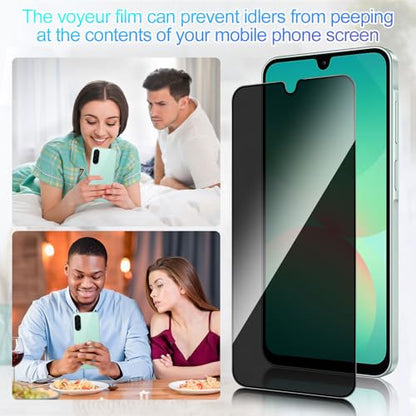 2 Pack Privacy Screen Protector for Samsung Galaxy A26 5G - color: Samsung Galaxy A26