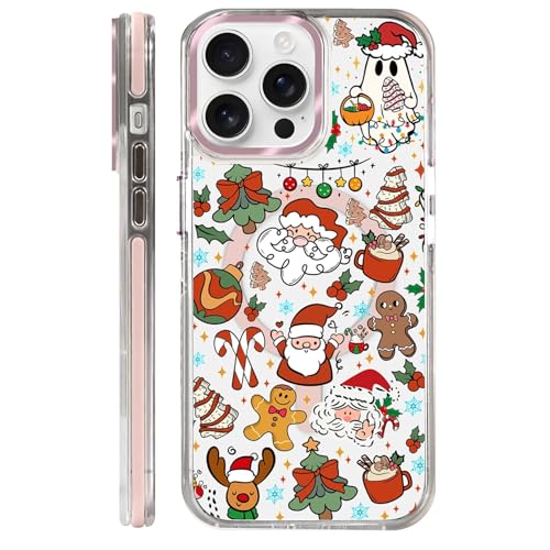 Clear Case for iPhone 14 Pro Max, [Magnetic Charging Compatible][Military-Grade Protection][Anti-Yellowing] Shockproof Slim Magnetic Phone Case for iPhone 14 Pro Max, Christmas Doodle - color: Christmas Doodle, size: iPhone 14 Pro Max
