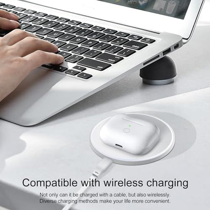 CCAN Wireless Charging Case Compatible with Air Pod Pro 2nd & 1st Generation, Air Pod Pro 2 1 Charger Case Replacement with Bluetooth Pairing Sync Button