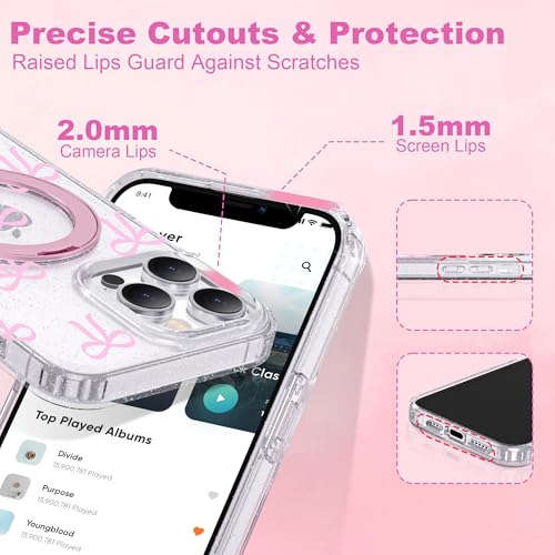 Butterfly Pattern Case for iPhone 13 Pro with Stand 6.1",C-Pink - color: C-Pink, size: Iphone 13 Pro