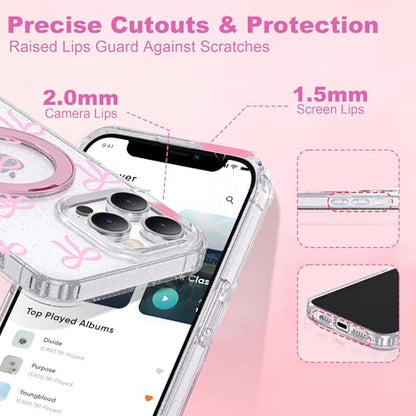 Butterfly Pattern Case for iPhone 13 Pro with Stand 6.1",C-Pink - color: C-Pink, size: Iphone 13 Pro