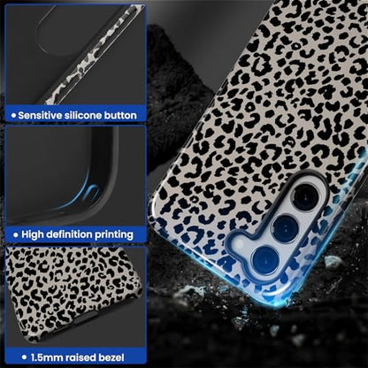 Case Compatible with Samsung Galaxy S23 Plus, Hybrid 2-Layer Hard Shell Protection Case, Shockproof Protective Tough Phone Cover, Animal Leopard Print - color: Animal Leopard Print, size: Samsung Galaxy S23 Plus