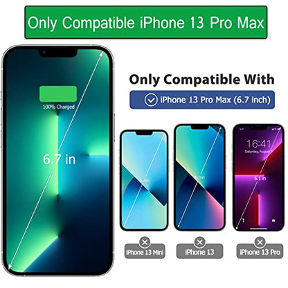 Battery Case for iPhone 13 Pro Max, 12000mAh Rechargeable Portable Charging Case with Wireless Charging Compatible for iPhone 13 Pro Max (6.7 inch) with CarPlay Battery Pack Charger Case (Black) - size: iPhone 13 Pro Max-Black