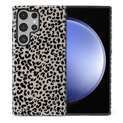 Case Compatible with Samsung Galaxy S23 Ultra, Hybrid 2-Layer Hard Shell Protection Case, Shockproof Protective Tough Phone Cover, Animal Leopard Print - color: Animal Leopard Print, size: Samsung Galaxy S23 Ultra