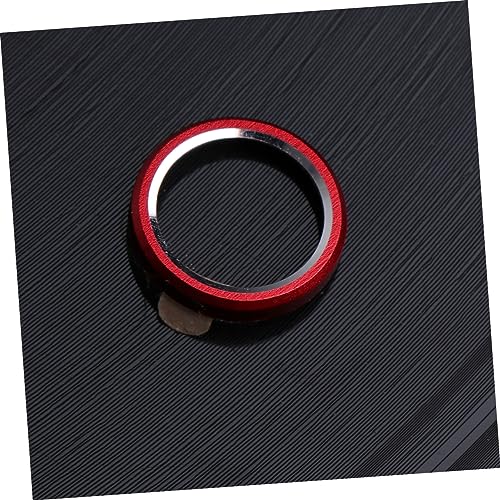 Lurrose 3pcs Metal Lens Protector Ring for Scratch-resistant Camera Lens Guard Circle Easy to Install Protection High-end Metal Texture Red - color: Red