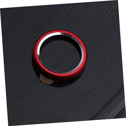 Lurrose 3pcs Metal Lens Protector Ring for Scratch-resistant Camera Lens Guard Circle Easy to Install Protection High-end Metal Texture Red - color: Red
