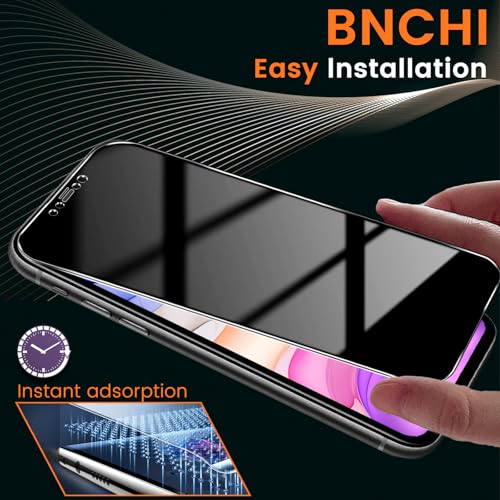 2 Pack 4 Way 360° Privacy Screen Protector for iPhone 11/iPhone XR, Horizontal and Vertical All Around Anti-Spy 9H Tempered Glass Film, Scratch Resistant, Zero Bubbles, Face ID Sensitive - size: iPhone 11/iPhone XR