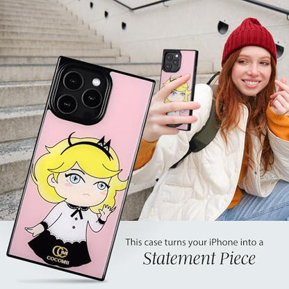 COCOMII Rectangle for iPhone 16 Pro Max Case, Blush Monochrome Coco&MII | Compatible with MagSafe Wireless Charging, Shockproof 10ft Drop Protection, Camera & Screen Protection, Premium Glossy Finish - color: Blush Monochrome Coco&Mii, size: iPhone 16 Pro