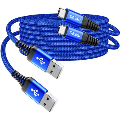 USB A to USB C Cable 3FT, 2Pack USB C Cable Fast Charging, Upgraded Extra - color: Blue, size: 3FT, style: USB A to USB C