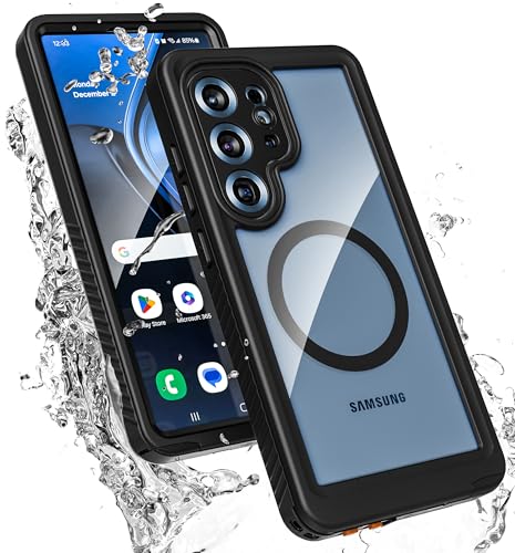 Encased Waterproof Belt Case for Samsung Galaxy S25 Ultra with Holster Clip [Full-Body] 360 Protective Cover with Built-in Screen Protector (IP68, Submersible) - size: S25 Ultra