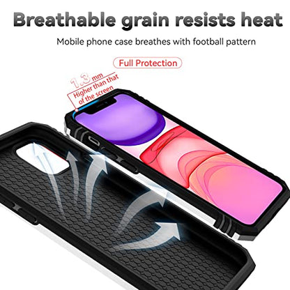 for iPhone 11 Pro Case with Camera Lens Cover HD Screen Protector, Dual Layer Military Grade Drop Protection Magnetic Ring Holder Kickstand Protective Phone Case for iPhone 11 Pro 5.8 inch (Silver) - color: Silver with camera cover Military-Grade 2nd gen