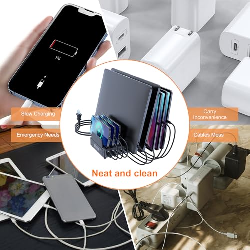 chipofy 500W Charging Station for Multiple Devices with Stand