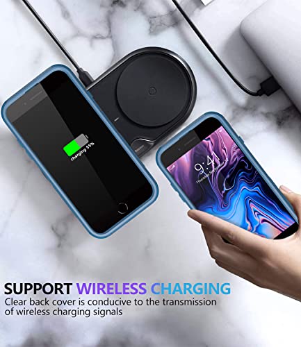 Diverbox for iPhone 8 Plus & 7 Plus Case - Shockproof, Dropproof, Dust-Proof Heavy Duty Protection - Blue - color: Blue
