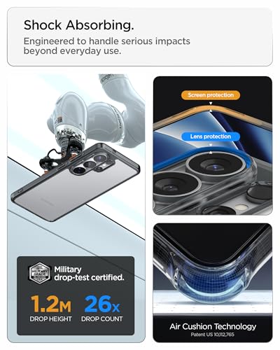 Spigen for Galaxy S26 Ultra Case, Ultra Hybrid [No Magnet Ring][Anti-Yellowing] - Space Crystal - color: Space Crystal, size: Galaxy S26 Ultra