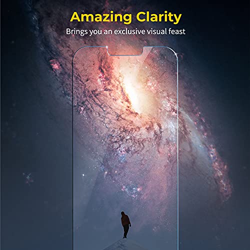 UNBREAKcable 3-Pack Screen Protector for iPhone 13/13 Pro Tempered Glass | Shatterproof, Easy Install, 9H Hardness, 99.99% HD Clear, Bubble-Free, Anti-Fingerprint, Scratch Resistant, Case Friendly - size: iPhone 13/13 Pro