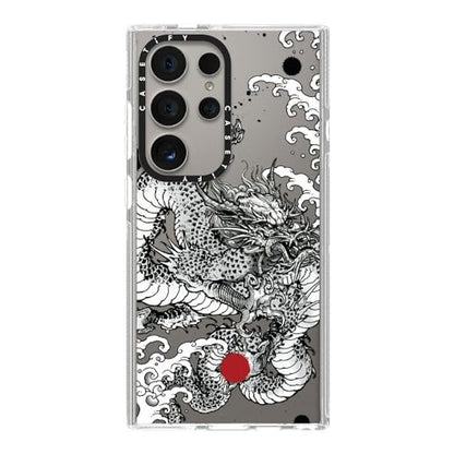 CASETiFY for Galaxy S24 Ultra Case - Impact Clear | Not Yellowing | 6.6 ft. Drop Protection | Power Dragon | Clear - color: Power Dragon by Gabe Shum, size: Galaxy S24 Ultra