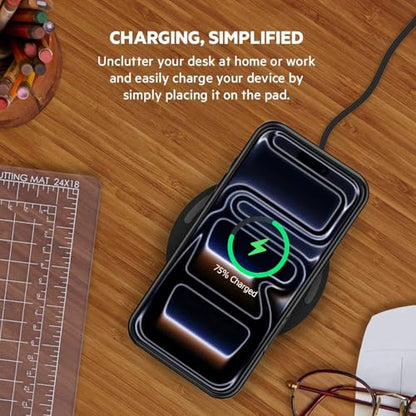Battery Case for iPhone 17 Pro, Enhanced 10000mAh Portable Protective Wireless Charging Case Support Carplay Compatible with iPhone 17 Pro (6.3 inch) Rechargeable Extended Battery Charger Clip(Black) - size: iPhone 17 Pro