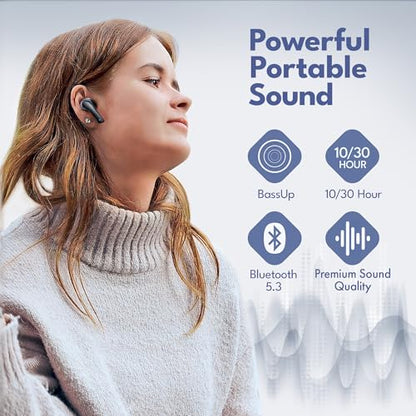 Groovz True Wireless Earbuds with Charging Case - Designed and Engineered in The USA - IPx4 Water Resistant Bluetooth Earbuds Compatible with Apple and Android - 27Hrs Battery Life - Purple Python - color: Purple