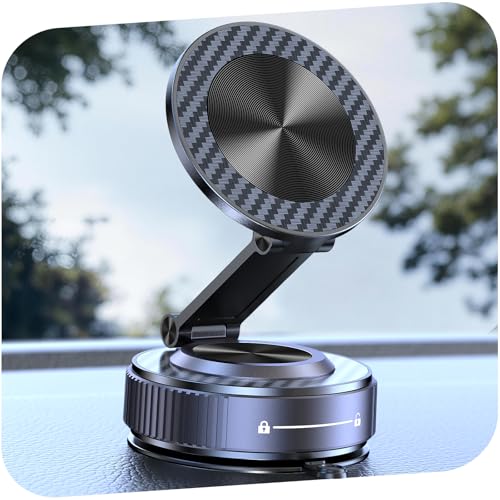 Magsafe Car Mount, Vacuum Magnetic Phone Holders for Your Car - color: Blue