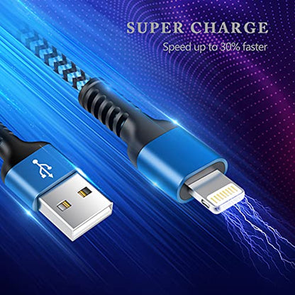 iPhone Charger [6ft 6Pack] Apple Certified Lightning Cable Fast Charging - color: 6Pack Lightning Cable