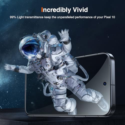 LK 2 Pack for Google Pixel 10 Screen Protector+2 Pack Camera Lens Protector - size: Pixel 10