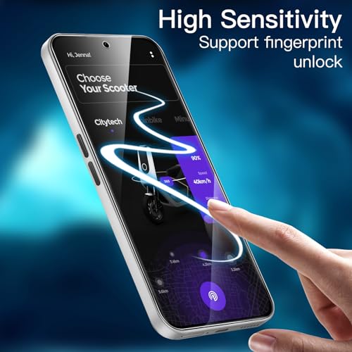 JETech Screen Protector for Nothing Phone 2a/2a Plus, 3-Pack | HD Clear, 9H Tempered Glass Film, Anti-Scratch Glass - size: Nothing Phone 2a/2a Plus
