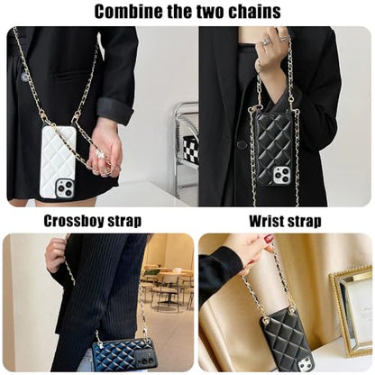 2Pcs Phone Crossbody Lanyard and Wrist Strap, Universal Cell Phone Lanyard Strap with 2Tether Tab - color: E
