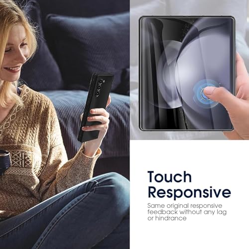 2 Sets HD Clear TPU Screen Protector for Samsung Galaxy Z Fold 6 7.6" - size: Samsung Galaxy Z Fold 6