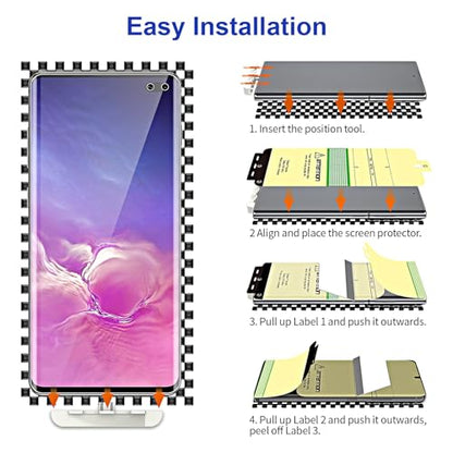 3 Pack for Samsung Galaxy S10 Plus TPU Screen Protector - size: Samsung Galaxy S10 Plus