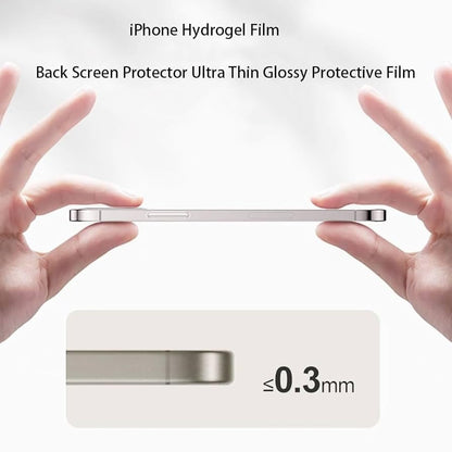 Back Screen Protector for iPhone 17 Pro 2025,Ultra Thin Glossy Scratch-Resistant Protective Film-2 Packs/High Transparency