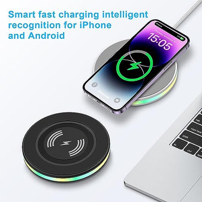 Wireless Charger Samsung Fast Charging Pad Wireless Phone Charger for