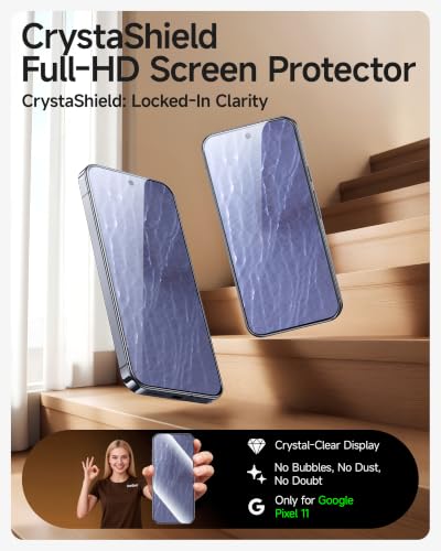 SMARTDEVIL 3 Pack Tempered Glass for Google Pixel 11 Screen Protector - size: Pixel 11