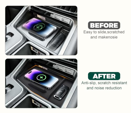 Wireless Charging Anti-Slip Mat for 2024-2026 Lexus TX350 - size: for 2024-2026 Lexus TX