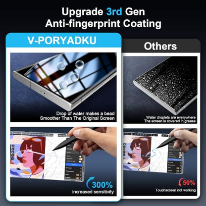 V-PORYADKU 2+2 Pack for Samsung Galaxy S21 Ultra Screen Protector - size: 6.8 inch