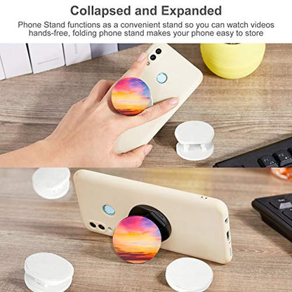 30 Pack Blank Phone Grip Holder, Expandable Phone Grip Stand,White - color: White