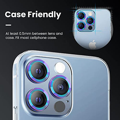 Tensea Camera Lens Protector Ring for iPhone 13 Pro - iPhone 13 Pro Max - color: Colorful