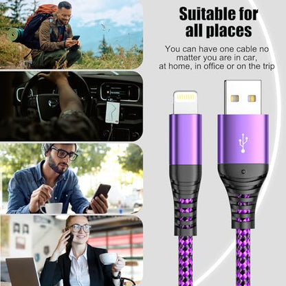 Quickeep iPhone Charger 3ft 2Pack，USB A to Lightning Cable