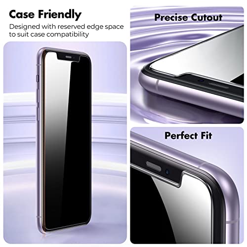UNBREAKcable Privacy Screen Protector for iPhone 11/XR, 2-Pack - size: iPhone 11/XR