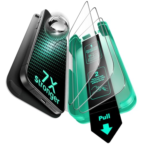 ESR 3 Pack for iPhone 15 Pro Max Screen Protector, Armorite - size: iPhone 15 Pro Max 6.7 inch