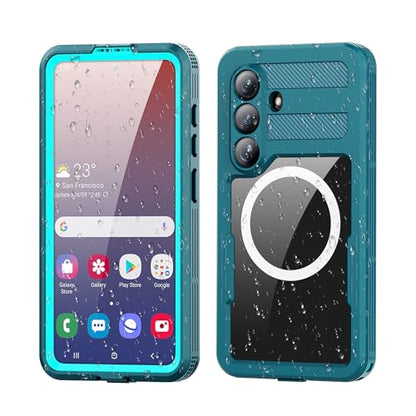 Waterproof Phone Case for Samsung Galaxy S26 Protective Teal - color: Teal, size: Samsung Galaxy S26