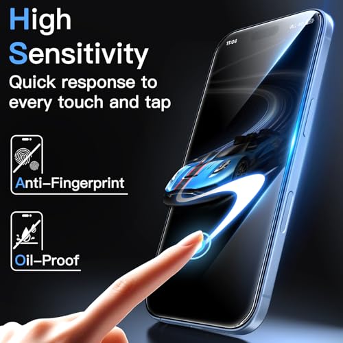 JETech Screen Protector for iPhone 17, 3-Pack | 9H Tempered Glass, HD Clear, Anti-Scratch Protection, Easy Installation Tool - size: iPhone 17