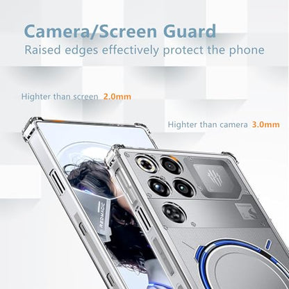 Anoowkoa for ZTE Nubia RedMagic 11 Pro/11 Pro+/RedMagic 11S Pro/11S Pro+ Case:TPU Anti Yellowing Clear Cover Phone Case.Military-Grade Shockproof.Ultra-Thin Drop-Proof and Super Soft.Transparent - color: RedMagic 11 Pro/11 Pro+/RedMagic 11S Pro/11S Pro+