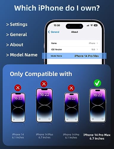 ruwa Privacy Screen Protector for iPhone 14 Pro Max [6.7 Inch][2-Pack] Anti-peep Tempered Glass Film with Easy Installation Alignment Frame, 9H Hardness, Scratch Resistant, Case Friendly - size: for iPhone 14 Pro Max-6.7 inch 2-Pack