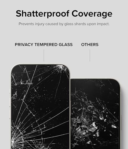 Ringke for iPhone 15 Screen Protector [Privacy Glass] - size: iPhone 15
